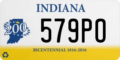 IN license plate 579PO