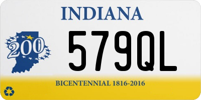 IN license plate 579QL