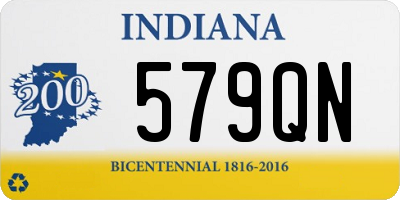 IN license plate 579QN