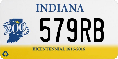 IN license plate 579RB