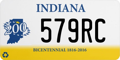 IN license plate 579RC