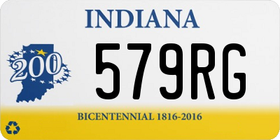 IN license plate 579RG