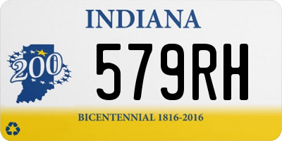 IN license plate 579RH