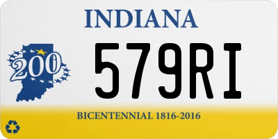 IN license plate 579RI