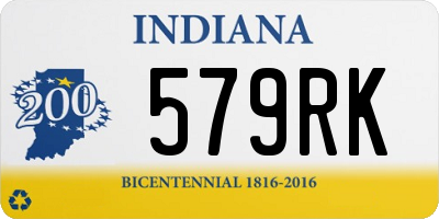IN license plate 579RK