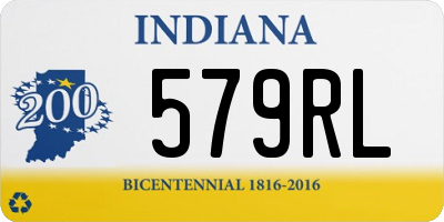 IN license plate 579RL