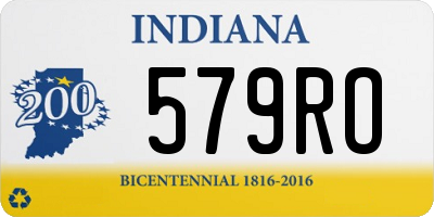 IN license plate 579RO