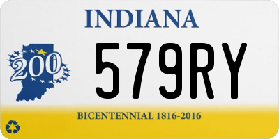 IN license plate 579RY