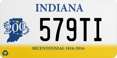 IN license plate 579TI