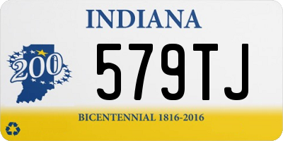 IN license plate 579TJ