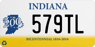 IN license plate 579TL