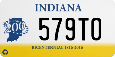 IN license plate 579TO