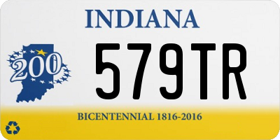 IN license plate 579TR