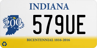 IN license plate 579UE