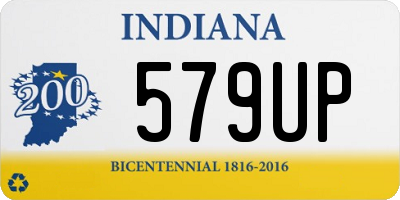 IN license plate 579UP