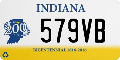 IN license plate 579VB