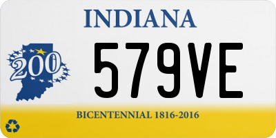 IN license plate 579VE