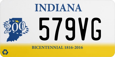 IN license plate 579VG