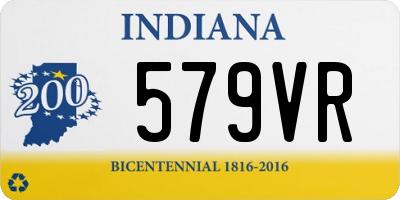 IN license plate 579VR