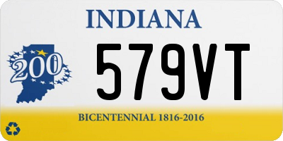 IN license plate 579VT