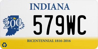 IN license plate 579WC