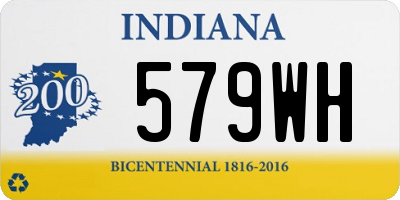 IN license plate 579WH