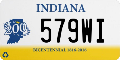 IN license plate 579WI