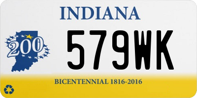 IN license plate 579WK