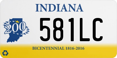 IN license plate 581LC