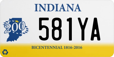 IN license plate 581YA