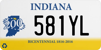 IN license plate 581YL