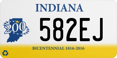 IN license plate 582EJ