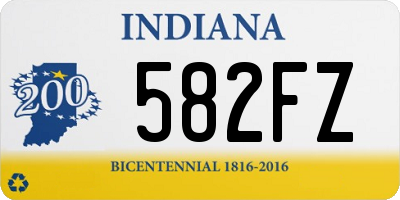 IN license plate 582FZ