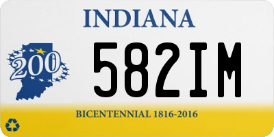 IN license plate 582IM