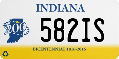 IN license plate 582IS