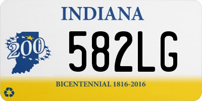 IN license plate 582LG