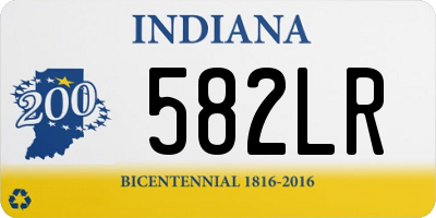 IN license plate 582LR