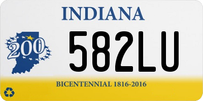 IN license plate 582LU