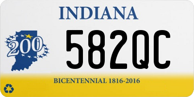 IN license plate 582QC