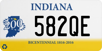 IN license plate 582QE