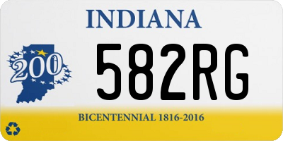 IN license plate 582RG