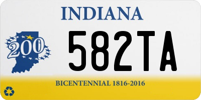 IN license plate 582TA