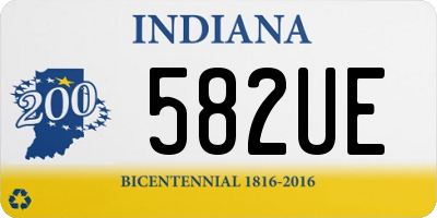 IN license plate 582UE