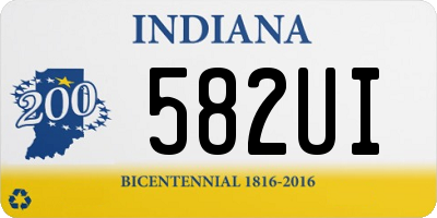 IN license plate 582UI