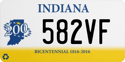 IN license plate 582VF