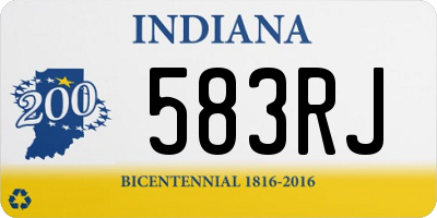 IN license plate 583RJ