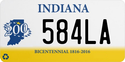 IN license plate 584LA