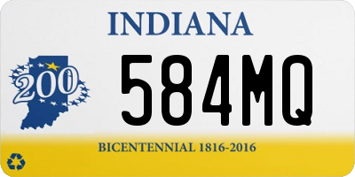 IN license plate 584MQ