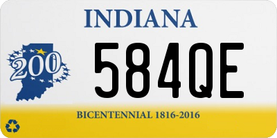 IN license plate 584QE