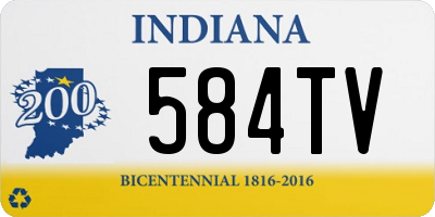 IN license plate 584TV